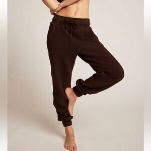 Negative Women’s brown waffle joggers size XS